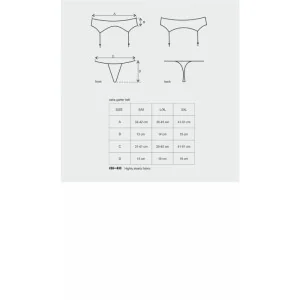 Catia Strumpfgürtel & Tanga von Obsessive