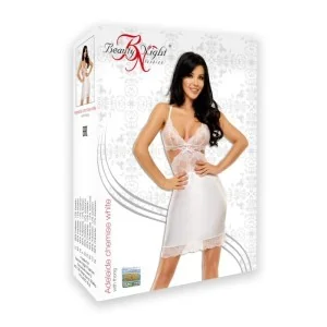 Adelaide Chemise Weiss von Beauty Night Fashion