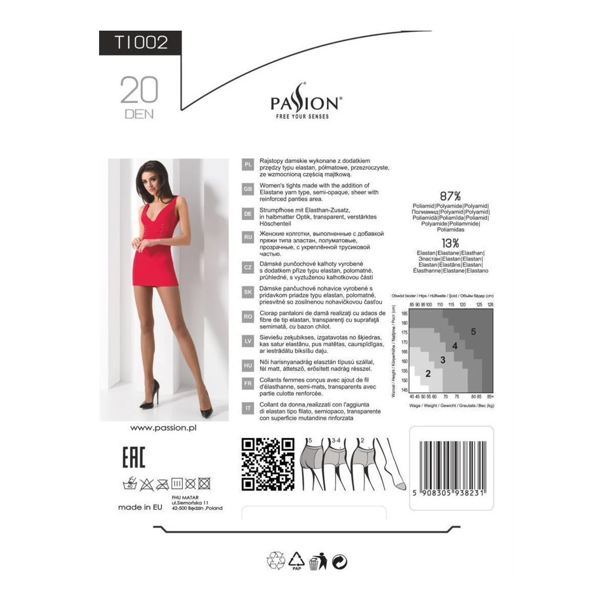 Strumpfhose Ti002 Natural 20 Den von Passion-Exklusiv kaufen | Fesselliebe