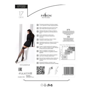 Halterlose Strümpfe Schwarz 17 Den St022 von Passion-Exklusiv