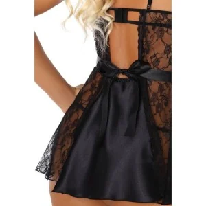 Andrea Chemise Schwarz von Beauty Night Fashion
