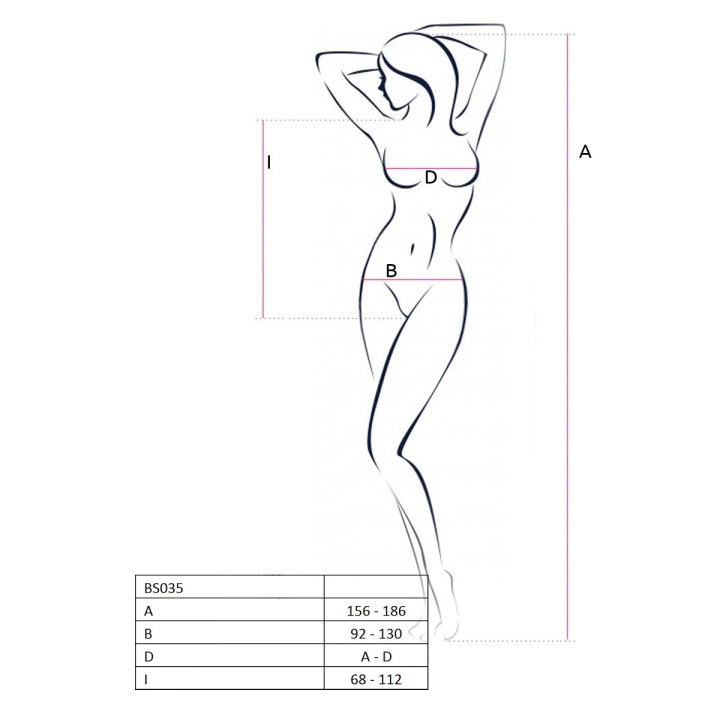 Bodystocking Bs035 Schwarz von Passion-Exklusiv | Fesselliebe.de