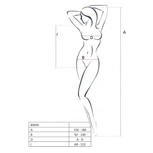Bodystocking Bs035 Schwarz von Passion-Exklusiv