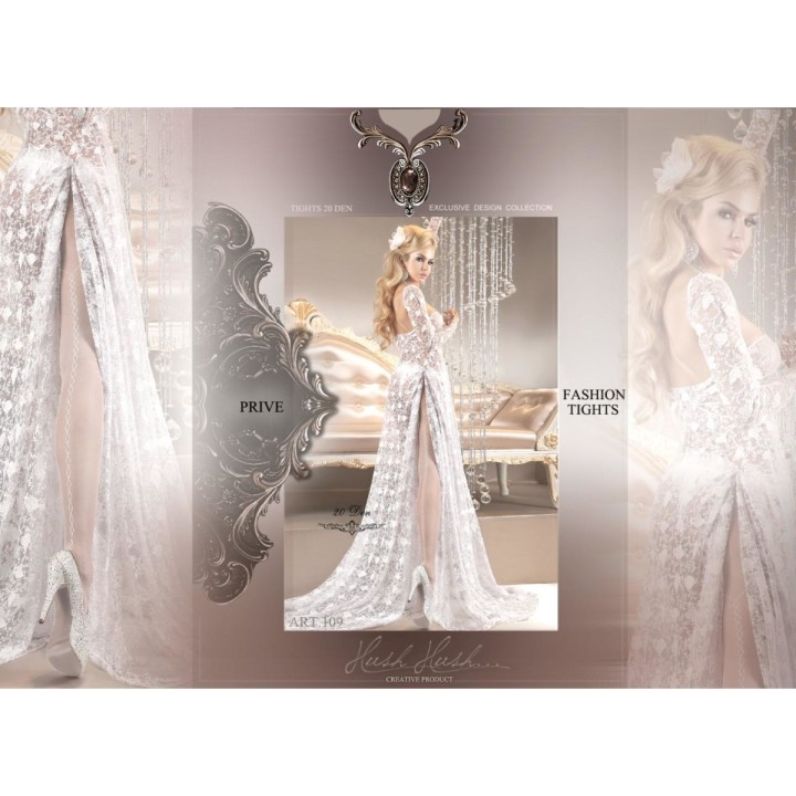 Strumpfhose Weiss 20den 109 von Ballerina | Fesselliebe.de