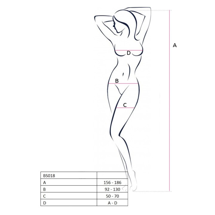 Bodystocking Bs018 Schwarz von Passion-Exklusiv | Fesselliebe.de