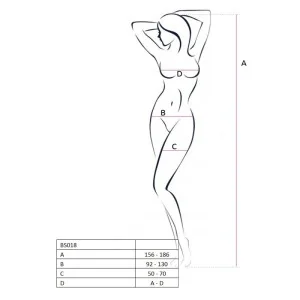 Bodystocking Bs018 Schwarz von Passion-Exklusiv