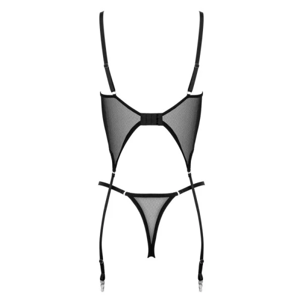 CO103 CORSET & STRING SCHWARZ VON KOTEK
