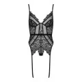 Co102 Corset & String Schwarz von Kotek