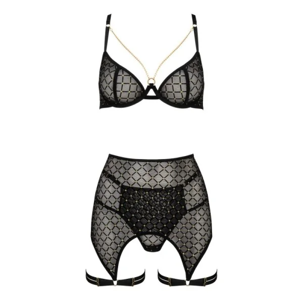 THP101 3-TLG. SET SCHWARZ-GOLD VON KOTEK