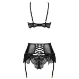 Noir Fantasy 3-Tlg. Set Schwarz von Beauty Night Fashion | Fesselliebe.de