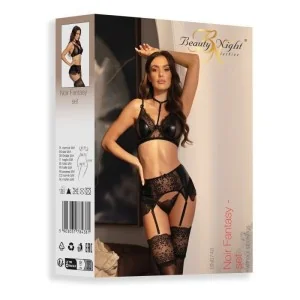 Noir Fantasy 3-Tlg. Set Schwarz von Beauty Night Fashion