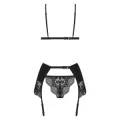 Obsidian Desire 3-Tlg. Set Schwarz von Beauty Night Fashion