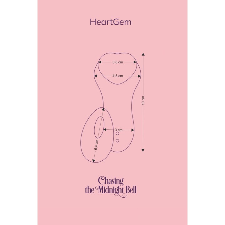 F005 Heartgem Violett | Fesselliebe.de