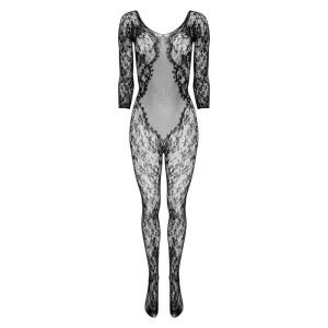 Bg004 Bodystocking Schwarz von Kotek