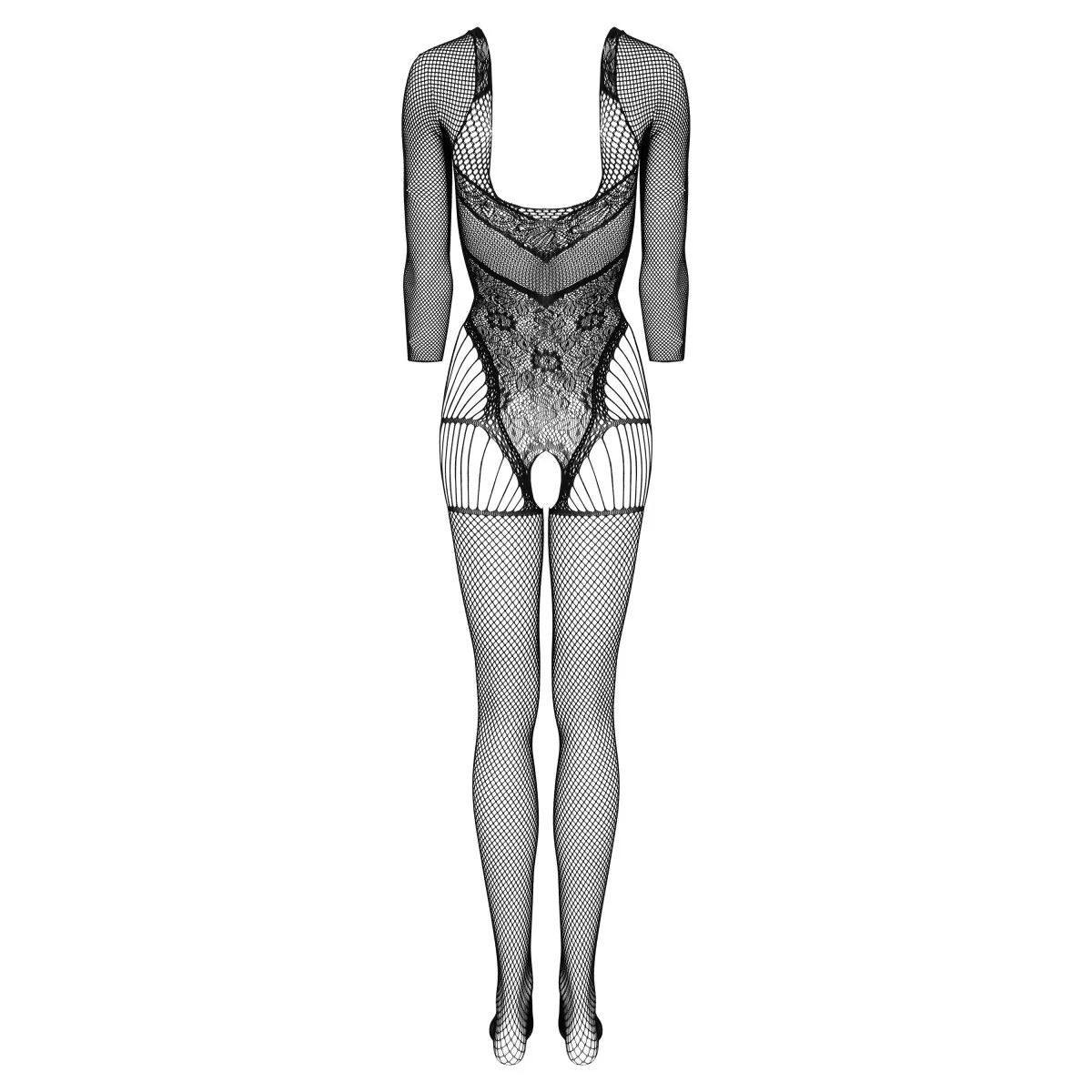 KO BG002 BODYSTOCKING OUVERT BLACK