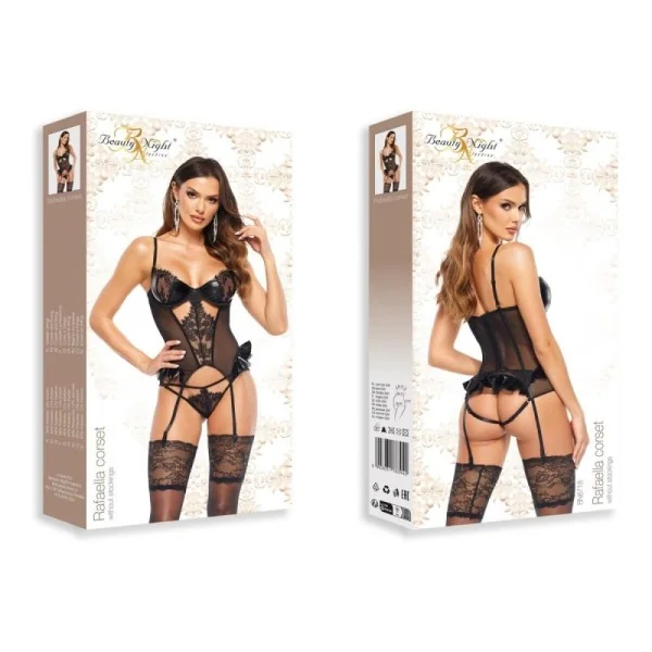 Rafaella Corset schwarz von Beauty Night Fashion kaufen | Fesselliebe