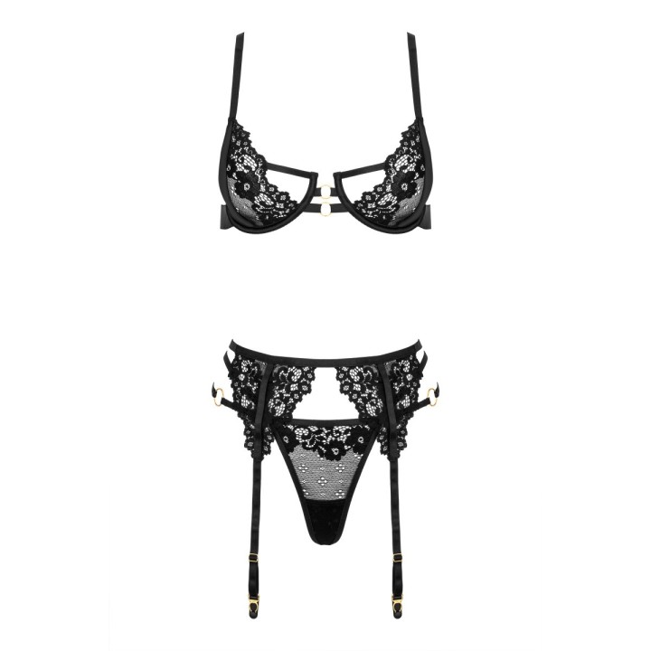 Lacina 3er Set Schwarz von Kotek | Fesselliebe.de