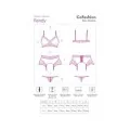 Randy 3er Set Burgunder-Schwarz von Cofashion Lingerie