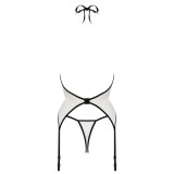 Mayennie Korsett & Tanga Ekru-Schwarz von SpaleXLine | Fesselliebe.de