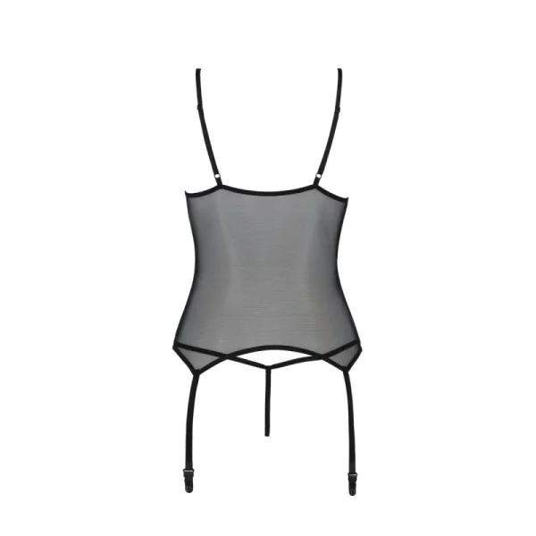 Odrevia Korsett & Tanga schwarz von Avanua kaufen | Fesselliebe