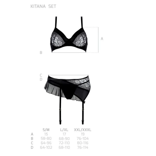 Kitasana 3er Set schwarz-lila von Casmir kaufen | Fesselliebe