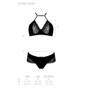 Kitsana 2er Set Schwarz-Lila von Casmir