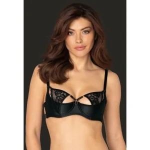 Halika Semi Padded BH Schwarz von Róza