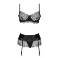 Adelia 3er Set Schwarz von Beauty Night Fashion