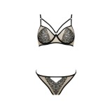 Lorina 2er Set Beige-Schwarz von Passion-Exklusiv | Fesselliebe.de