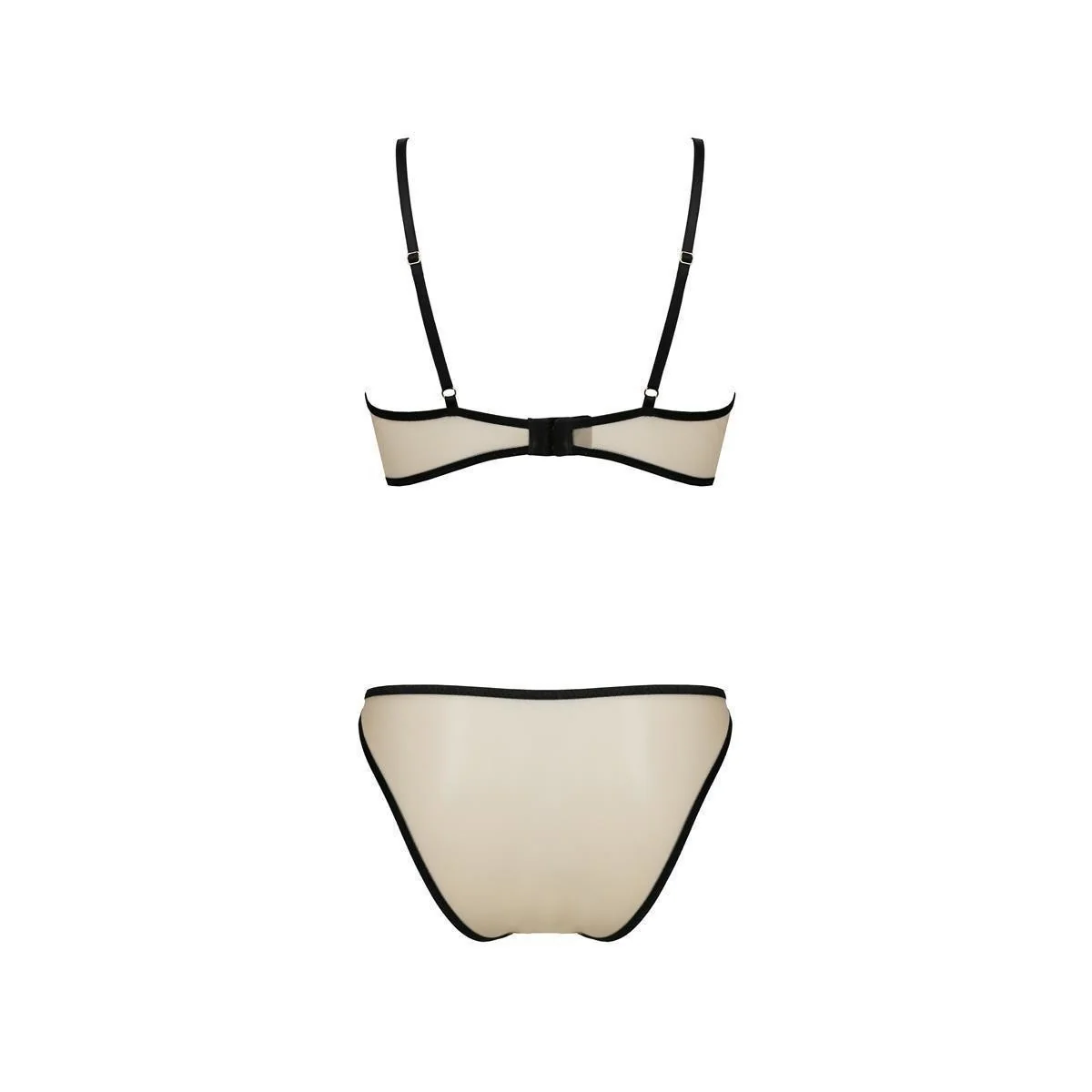 Lorina 2er Set beige-schwarz von Passion-Exklusiv kaufen | Fesselliebe