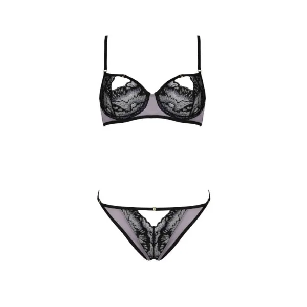 Megumi 2er Set schwarz-Violet von Casmir kaufen | Fesselliebe