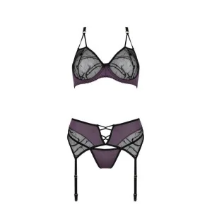 Marietta 3er Set Schwarz-Lila von Casmir