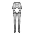 Strumpfhose offen (OUVERT Strumpfhose) Rot S027 von Passion-Exklusiv