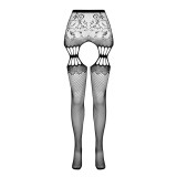 Strumpfhose offen (OUVERT Strumpfhose) Rot S027 von Passion-Exklusiv | Fesselliebe.de