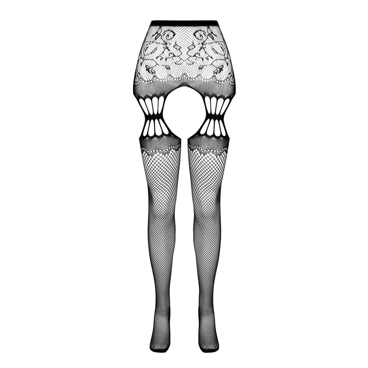 Strumpfhose offen (ouvert Strumpfhose) rot S027 von Passion-Exklusiv kaufen | Fesselliebe