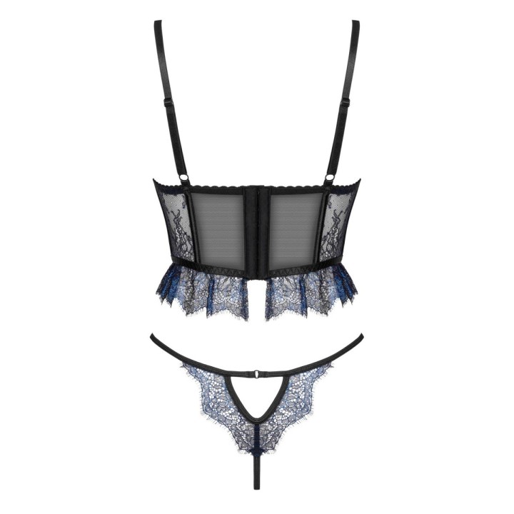 Saphira 2er Set Blau-Schwarz von Beauty Night Fashion | Fesselliebe.de