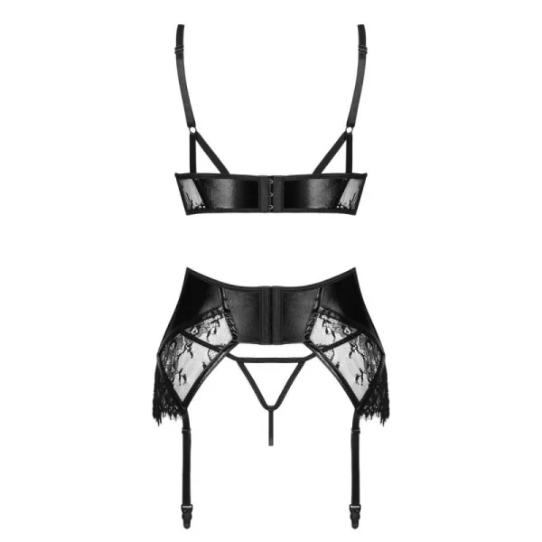 Leonela 3er Set schwarz von Beauty Night Fashion kaufen | Fesselliebe