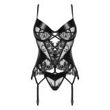 Leonela Korsett & Tanga Schwarz von Beauty Night Fashion | Fesselliebe.de