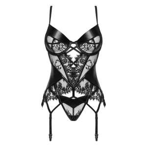 Leonela Korsett & Tanga Schwarz von Beauty Night Fashion