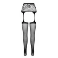 Strumpfhose offen (OUVERT Strumpfhose) Schwarz S028 von Passion-Exklusiv