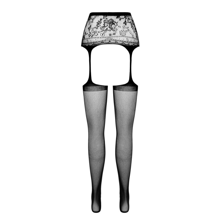Strumpfhose offen (OUVERT Strumpfhose) Schwarz S028 von Passion-Exklusiv | Fesselliebe.de