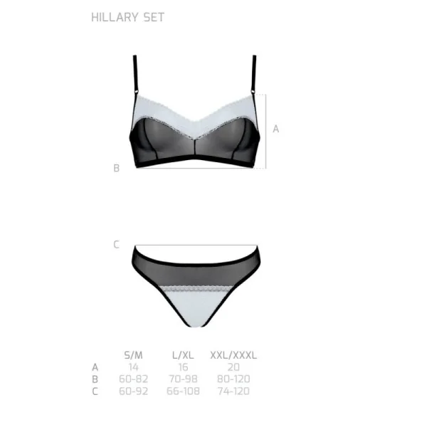 Hillary 2er Set schwarz von Avanua kaufen | Fesselliebe