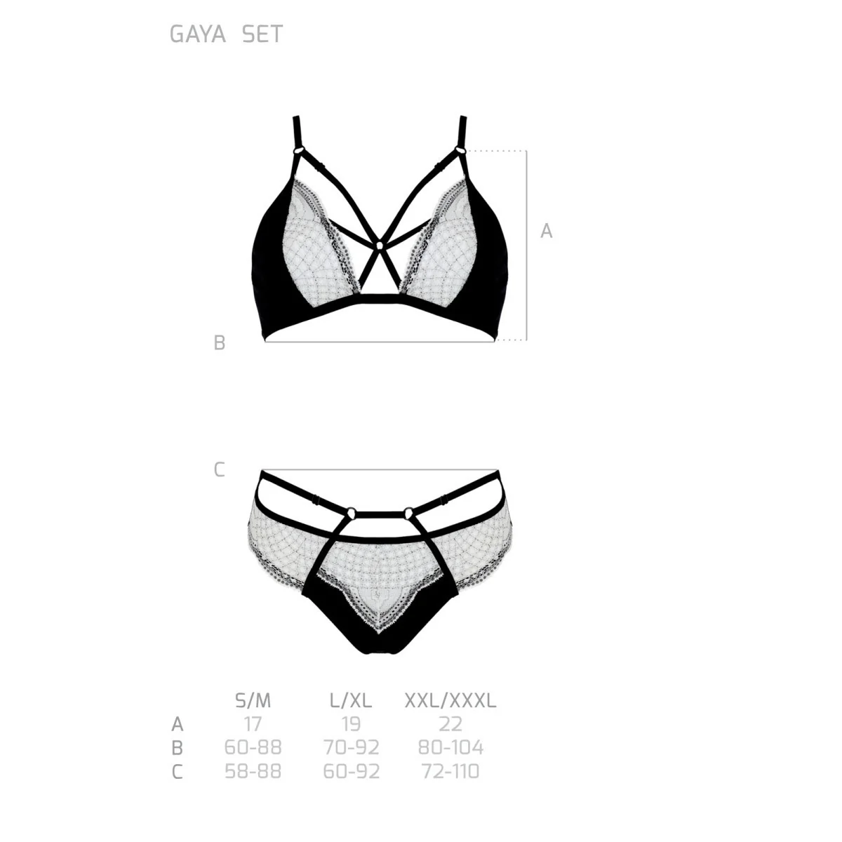 Sagaya 2er Set schwarz von Avanua kaufen | Fesselliebe