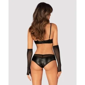 Gloves Schwarz A772 von Obsessive