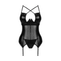 Norides Korsett & Tanga Schwarz von Obsessive