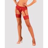 Lacelove Strümpfen Nude-Rot von Obsessive | Fesselliebe.de