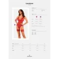 Lacelove Korsett & Tanga Rot von Obsessive