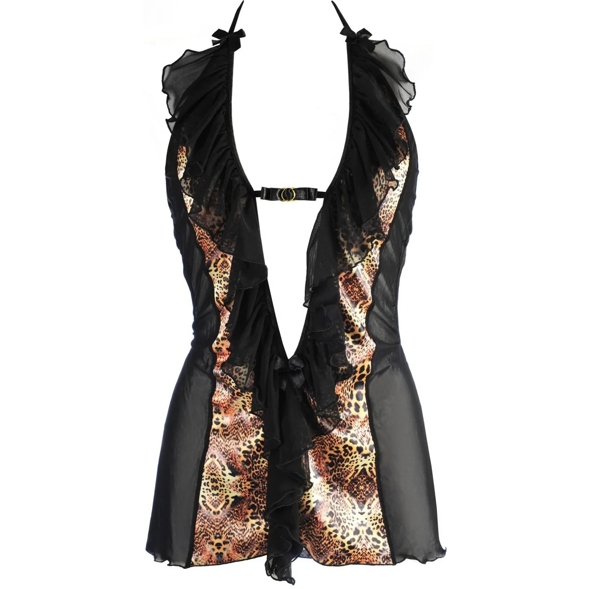 Babydoll & String schwarz V-10409 von Axami kaufen | Fesselliebe