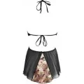 Babydoll & String Schwarz V-10409 von Axami