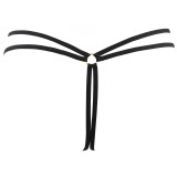 String Ouvert Schwarz V-10698 von Axami | Fesselliebe.de